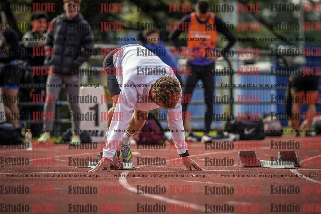 Fotos de los 100 m llanos de varones