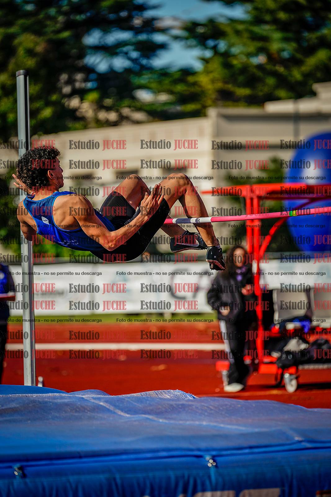 Fotos del salto en alto de varones