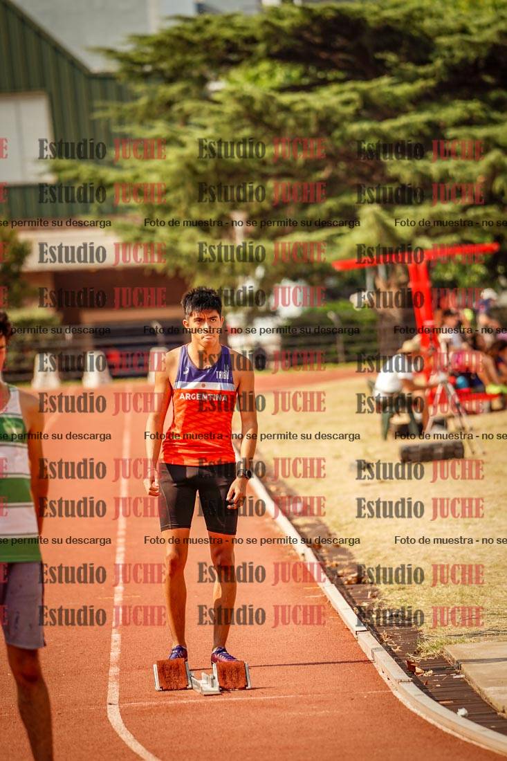 Fotos de los 400 m llanos de varones