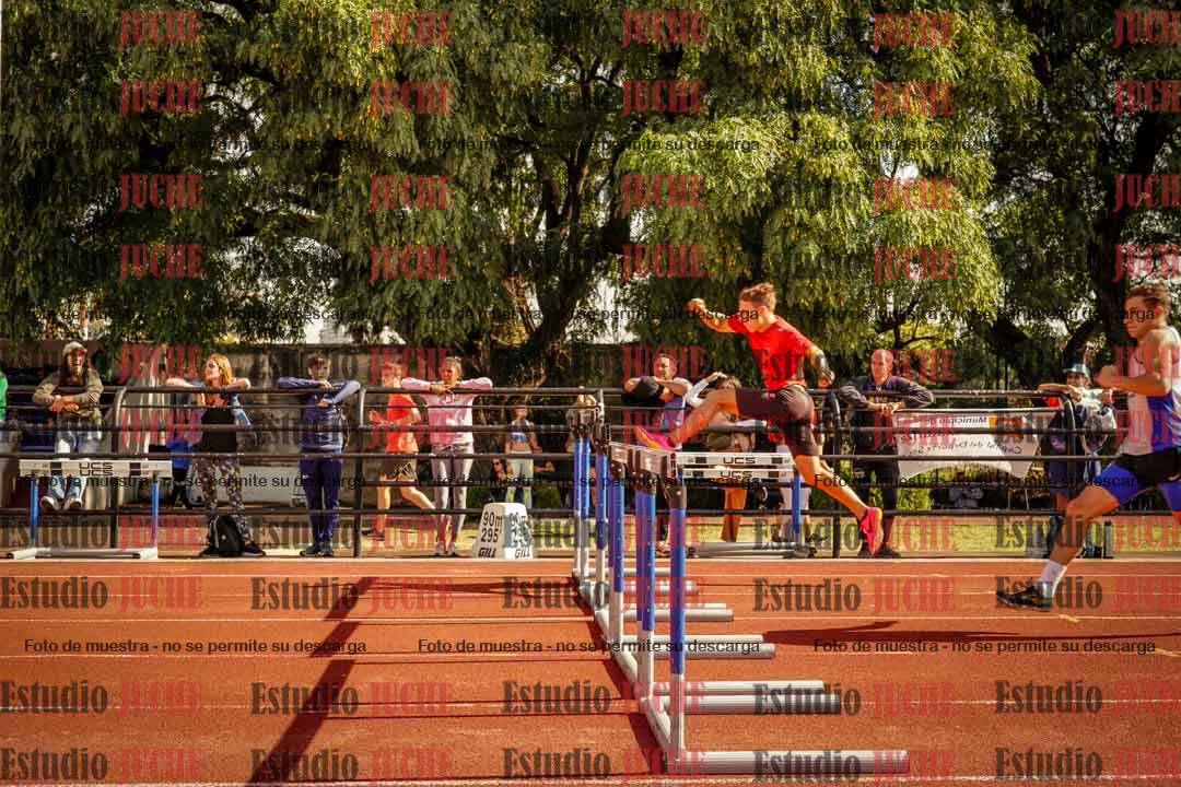 Fotos de los 110 m con vallas de varones
