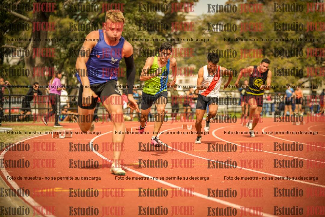 Fotos de los 200 m llanos de varones