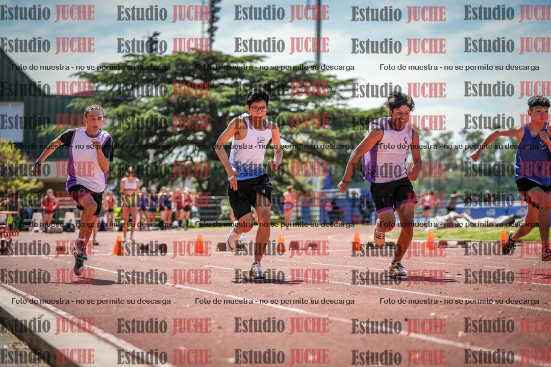 Fotos de los 80 m llanos de varones