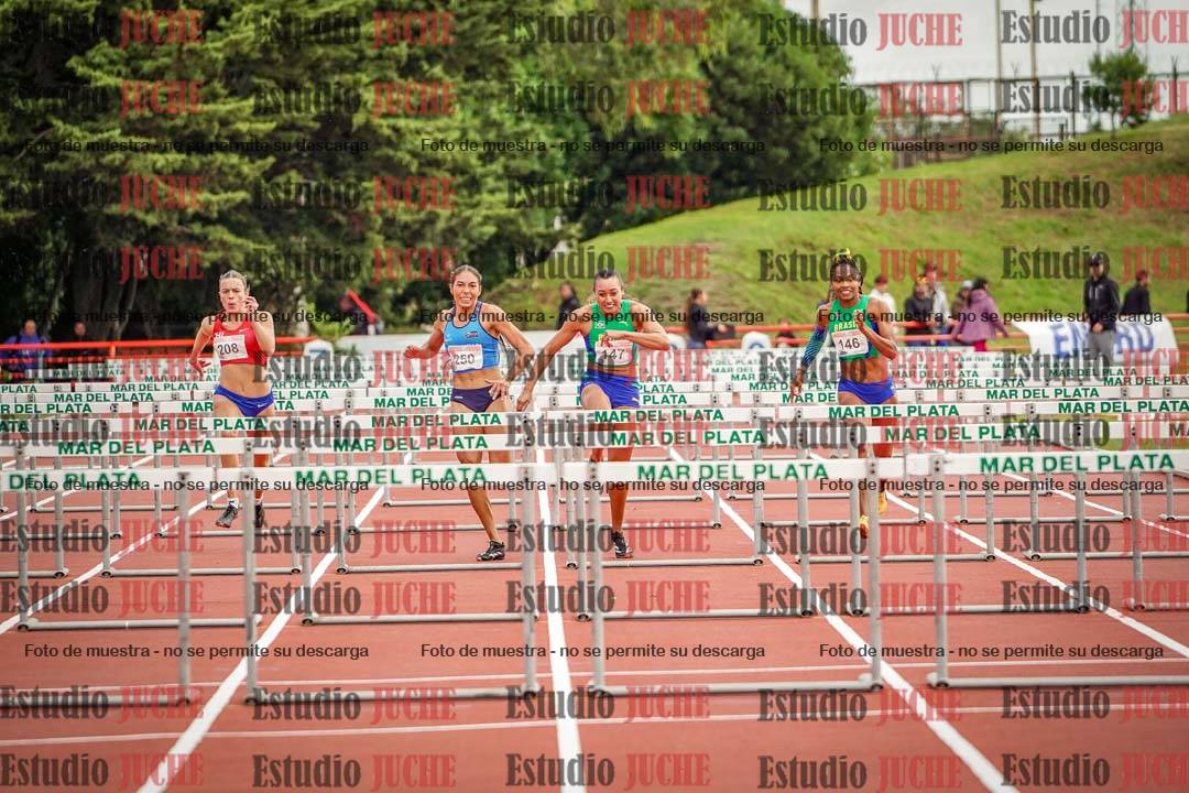 Fotos de los 100 m con vallas de mujeres - FINAL