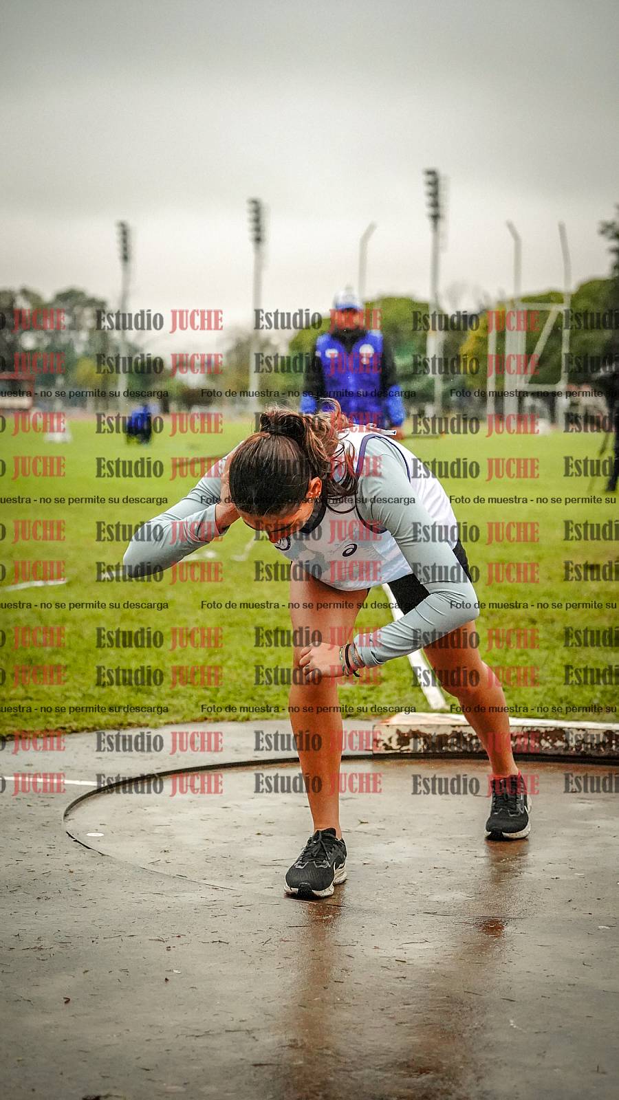 Fotos del lanzamiento de bala de mujeres - heptatlón 3