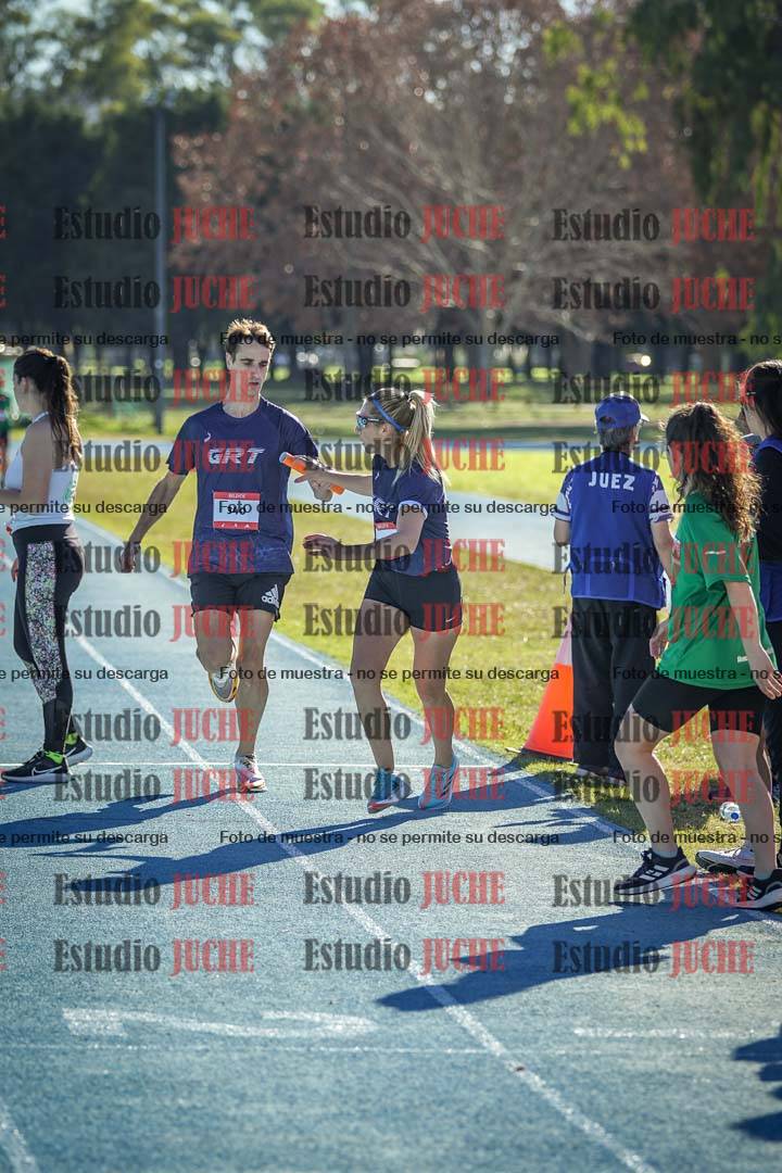 Fotos durante los relevos