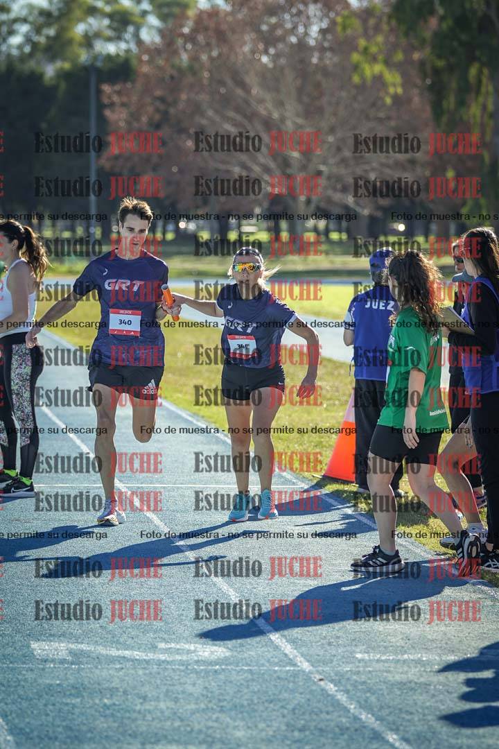 Fotos durante los relevos