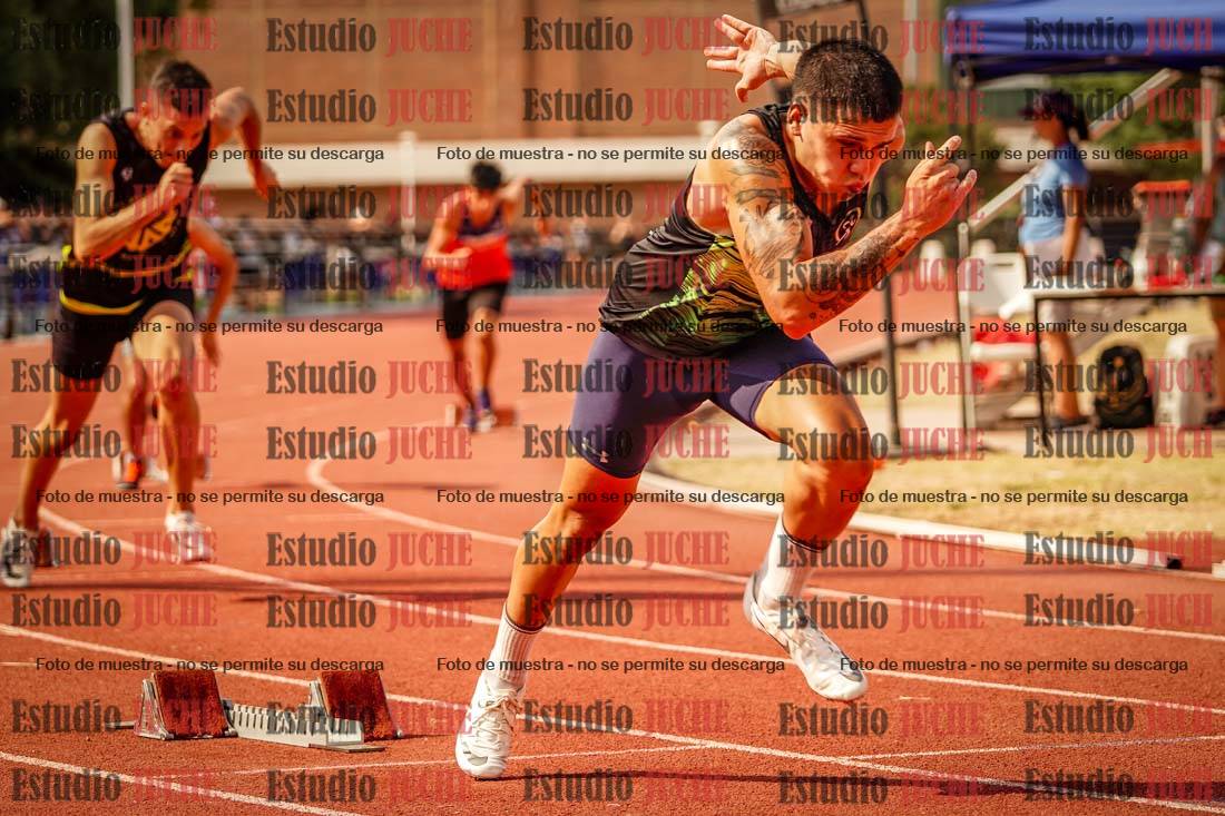 Fotos de los 400 m llanos de varones