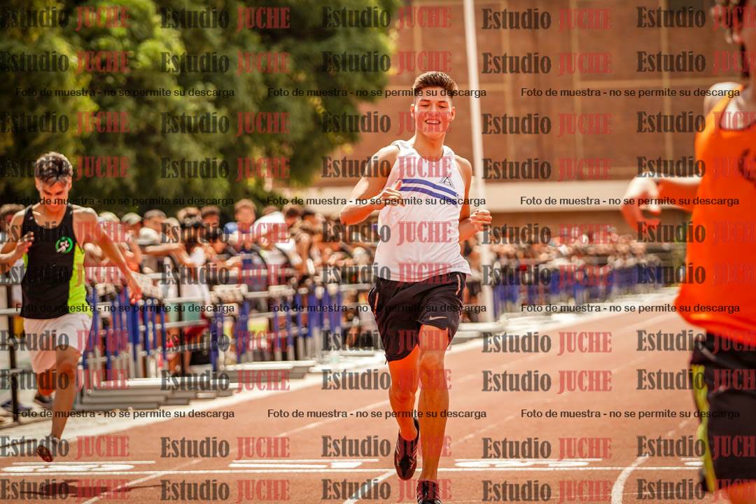 Fotos de los 100 m llanos de varones