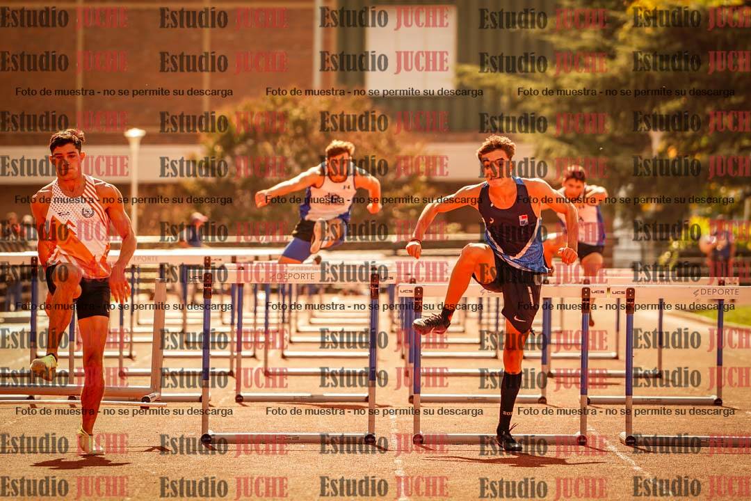 Fotos de los 110 m con vallas de varones