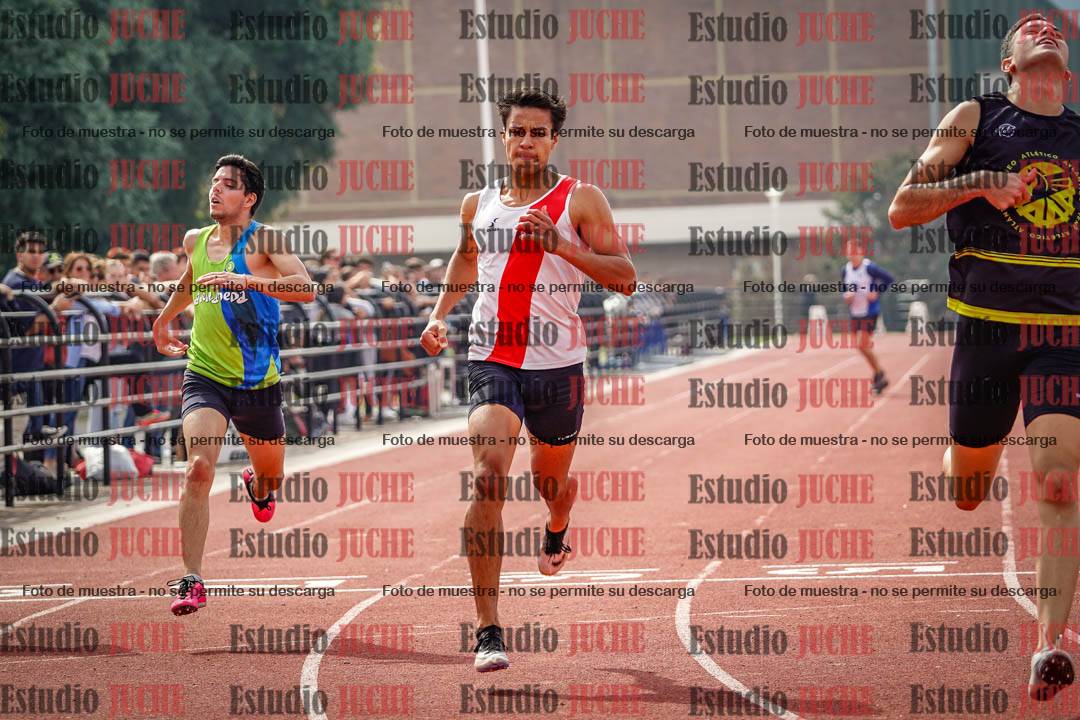 Fotos de los 200 m llanos de varones