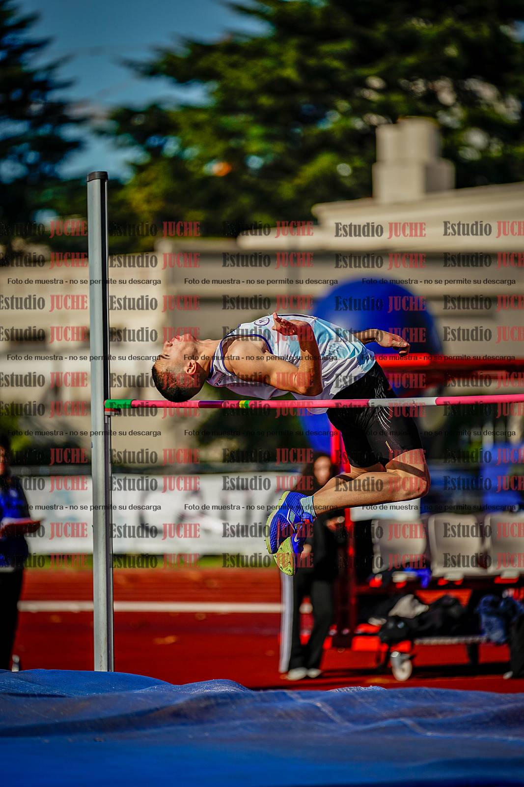Fotos del salto en alto de varones