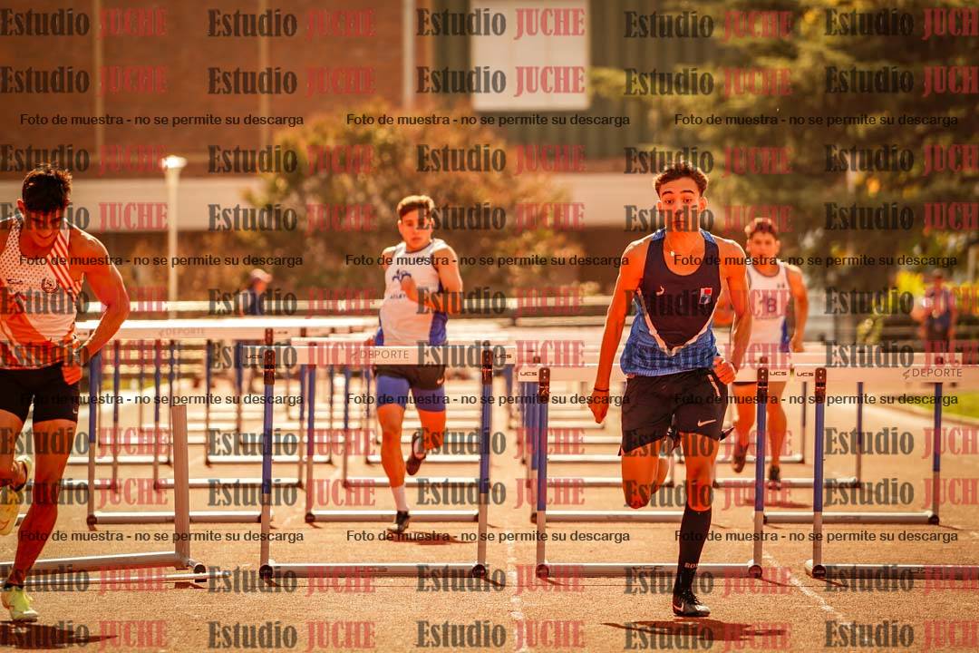 Fotos de los 110 m con vallas de varones