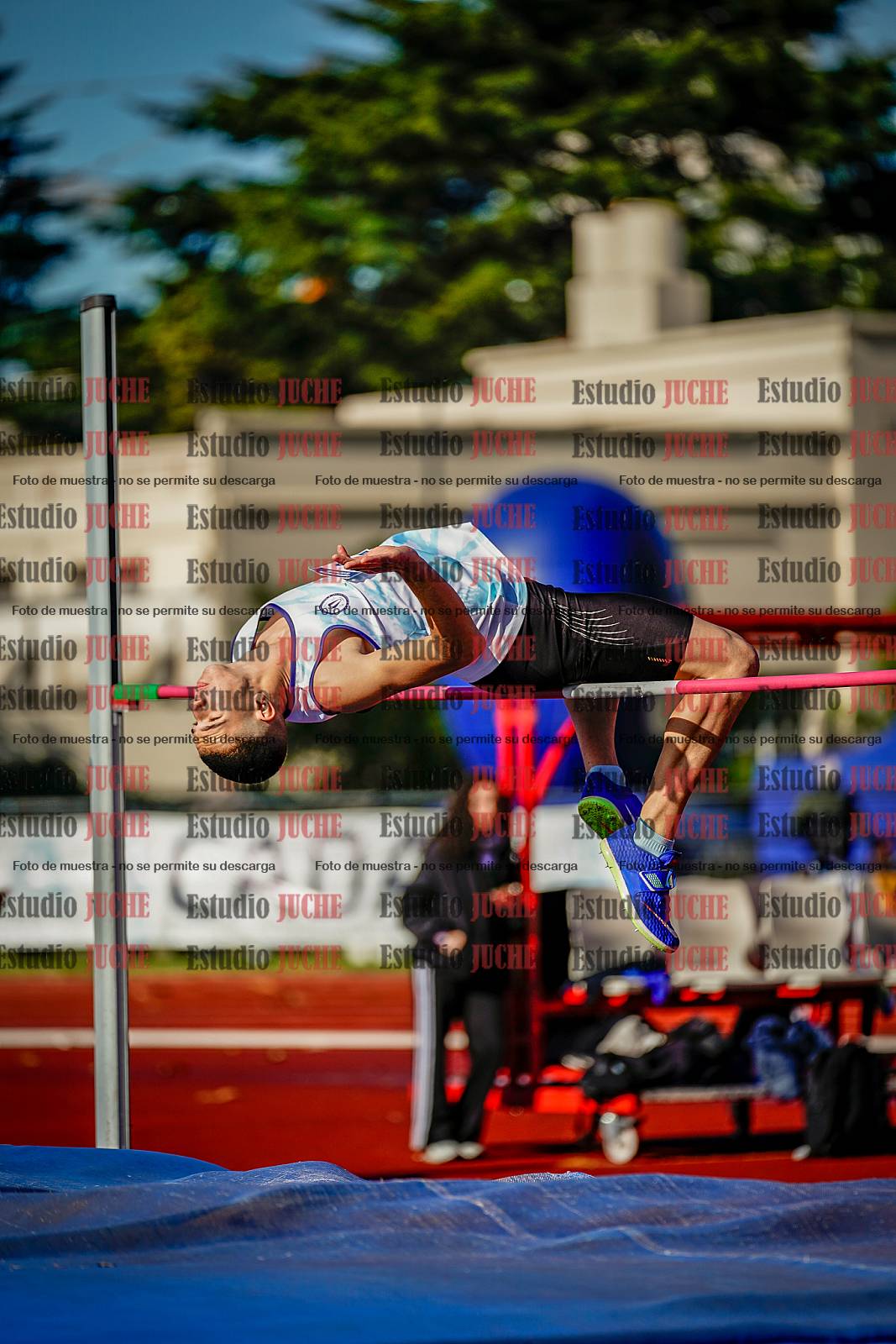 Fotos del salto en alto de varones