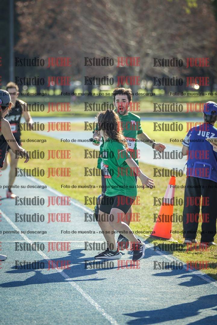 Fotos durante los relevos