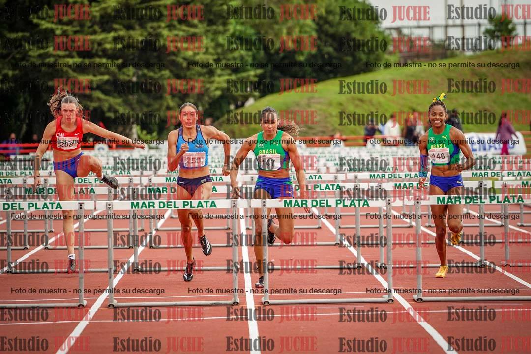 Fotos de los 100 m con vallas de mujeres - FINAL