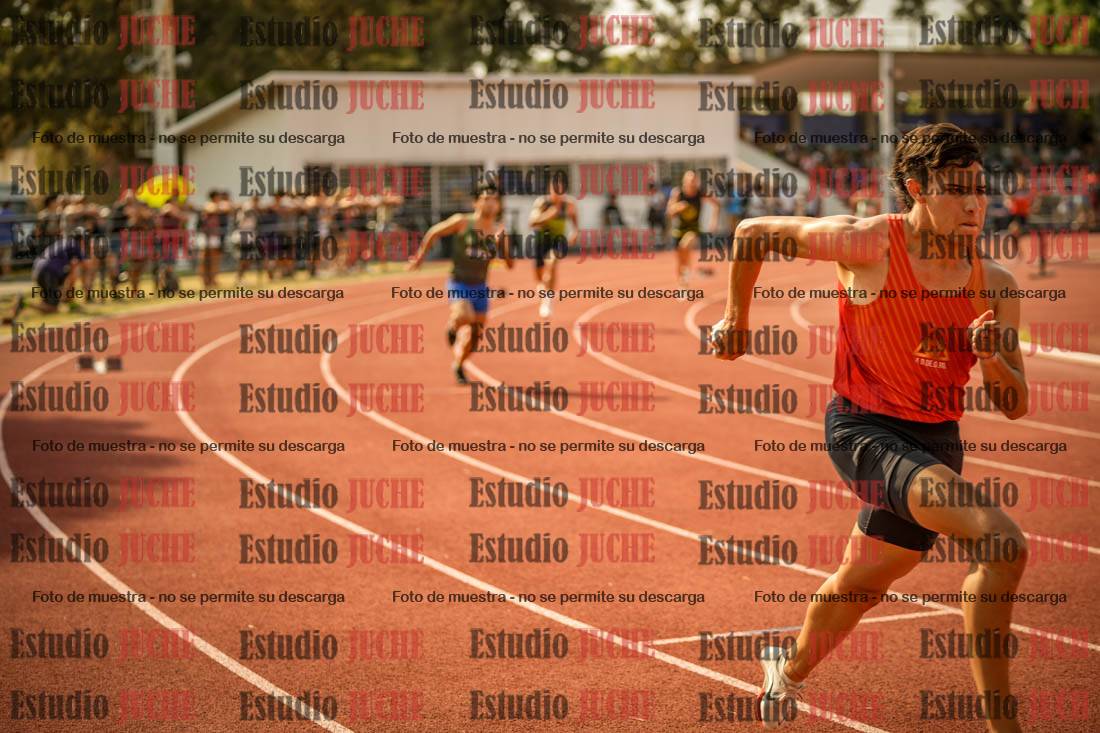 Fotos de los 400 m llanos de varones