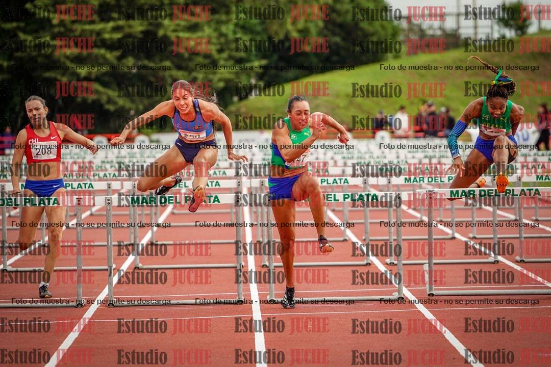 Fotos de los 100 m con vallas de mujeres - FINAL