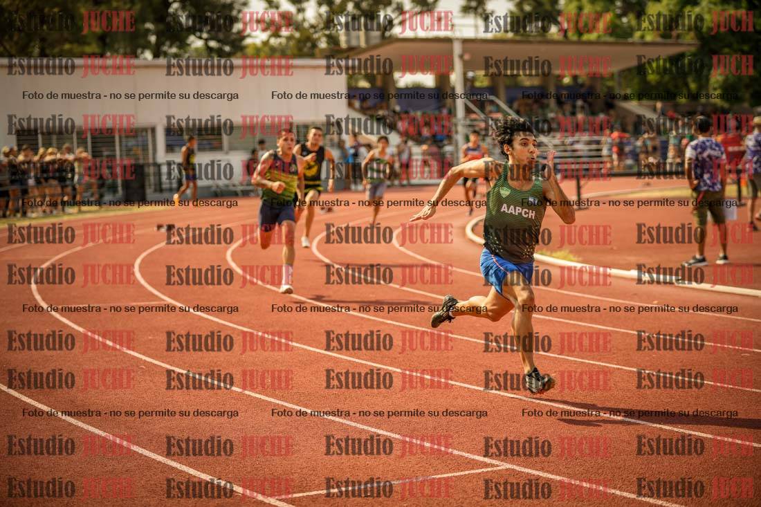 Fotos de los 400 m llanos de varones