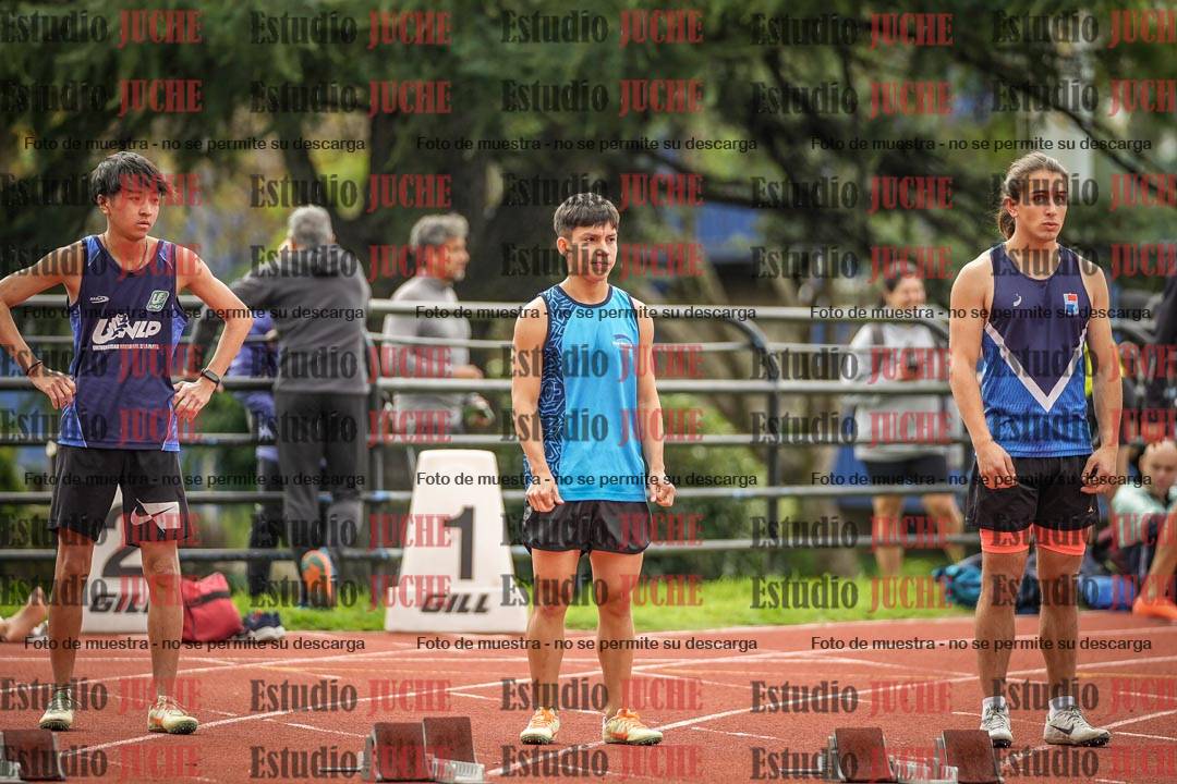 Fotos de los 100 m llanos de varones