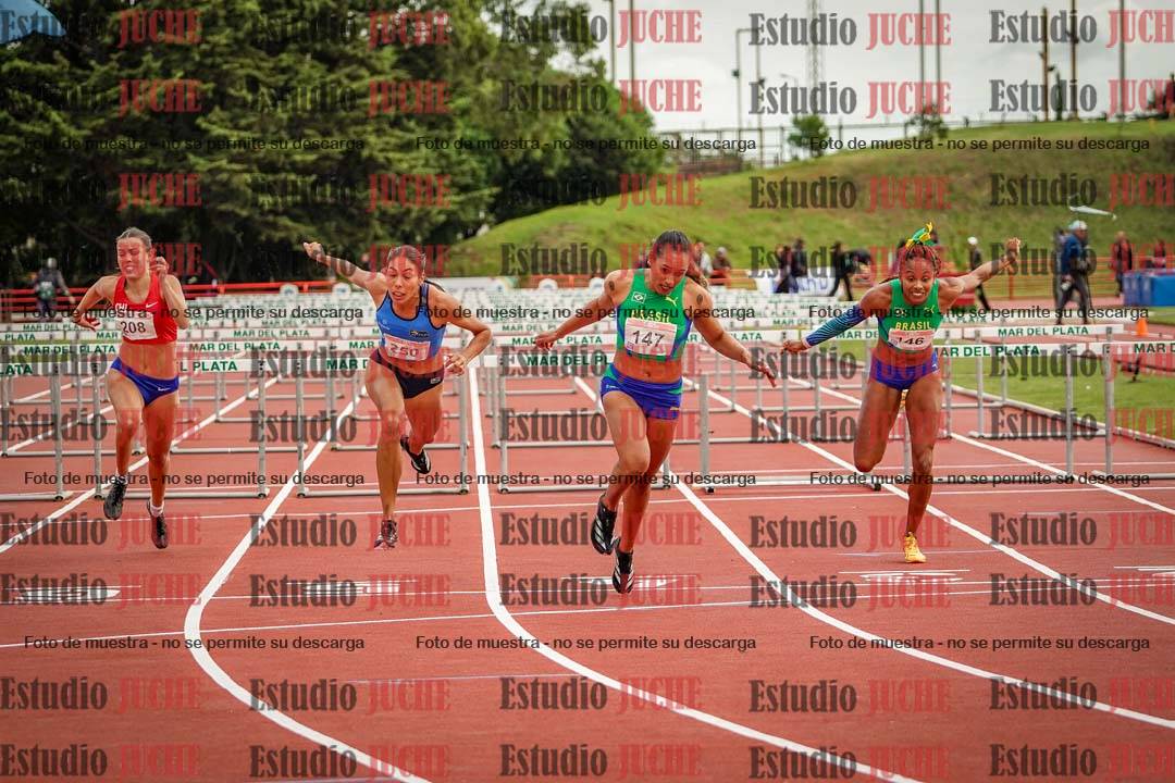 Fotos de los 100 m con vallas de mujeres - FINAL