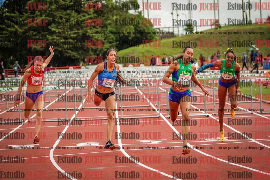 Fotos de los 100 m con vallas de mujeres - FINAL