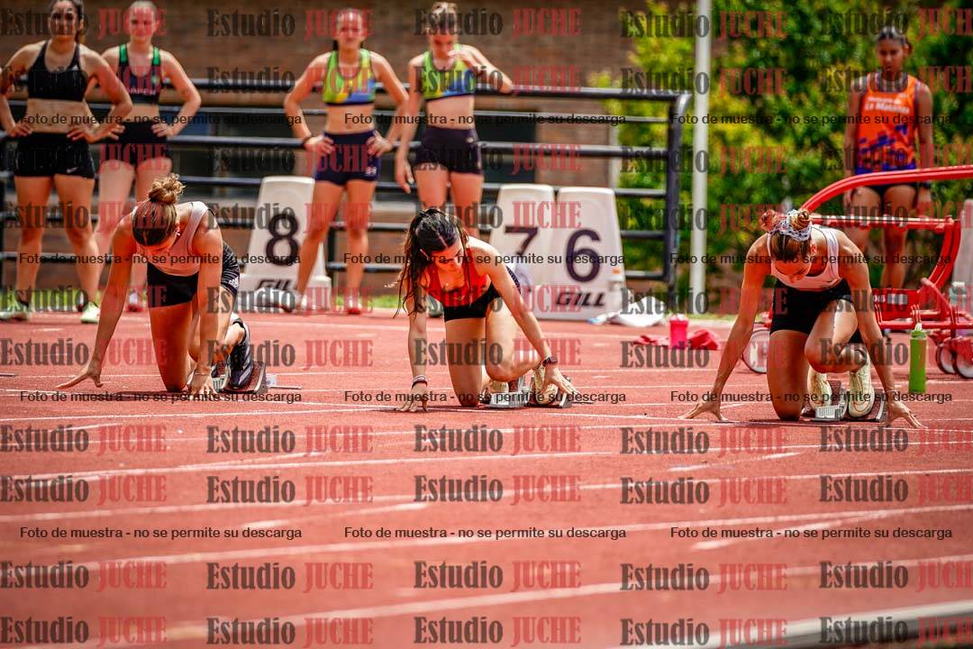 Fotos de los 100 m llanos de mujeres