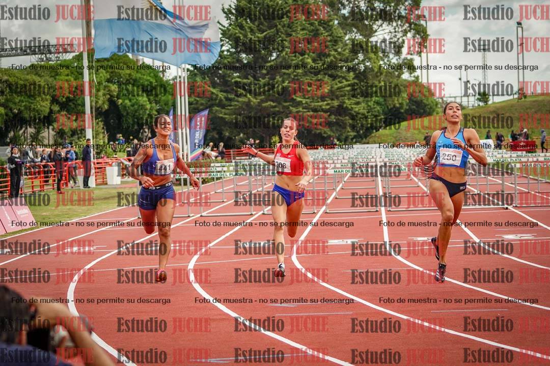 Fotos de los 100 m con vallas de mujeres - FINAL