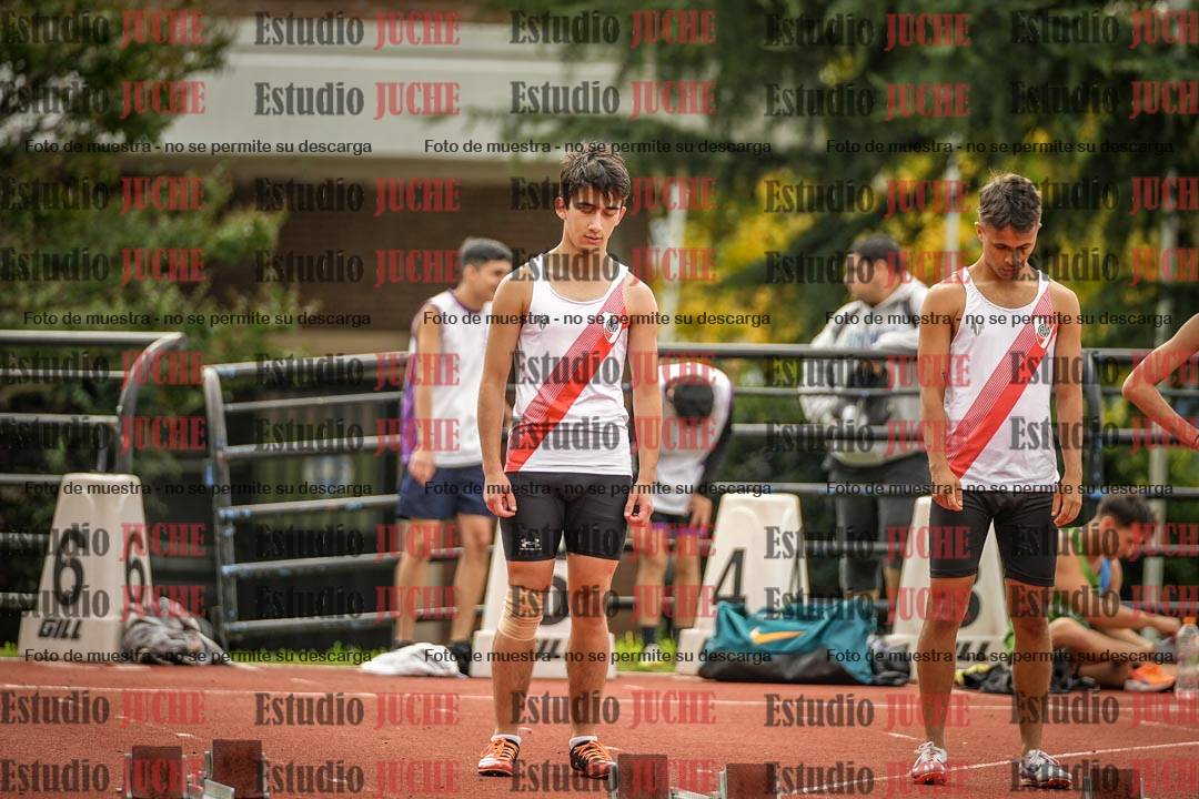 Fotos de los 100 m llanos de varones