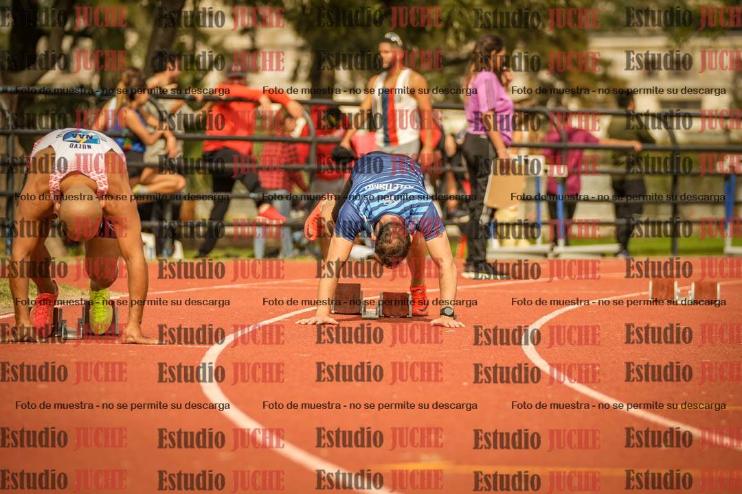 Fotos de los 200 m llanos de varones