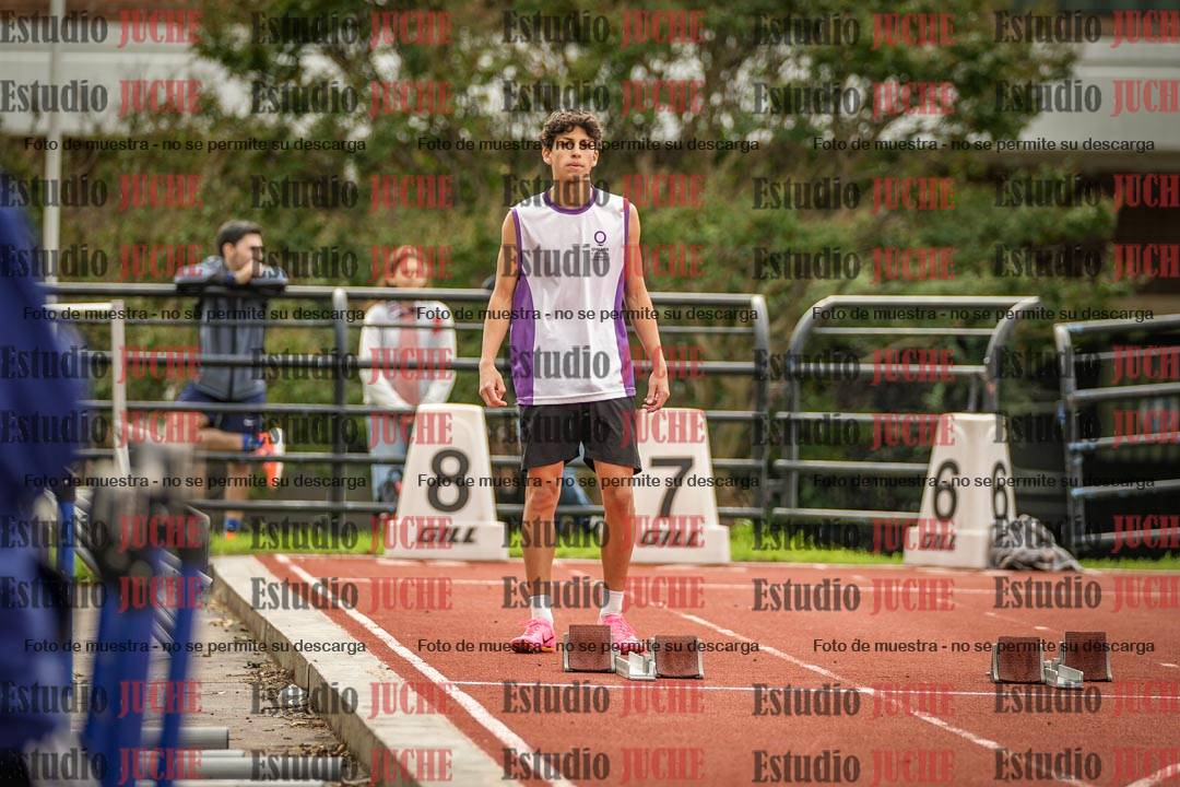 Fotos de los 100 m llanos de varones