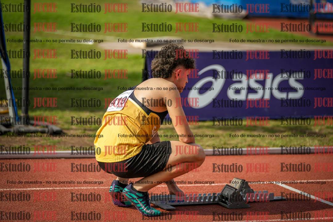 Fotos de los 400 m llanos de varones