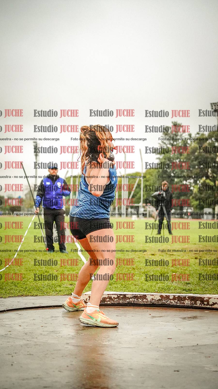 Fotos del lanzamiento de bala de mujeres - heptatlón 3