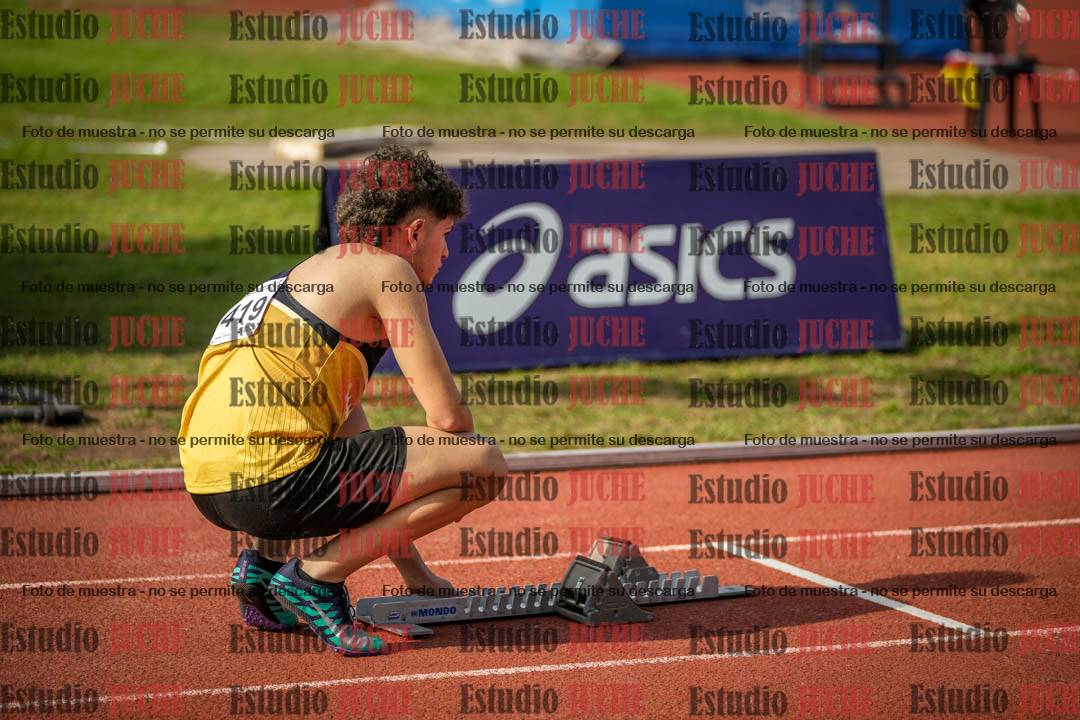Fotos de los 400 m llanos de varones
