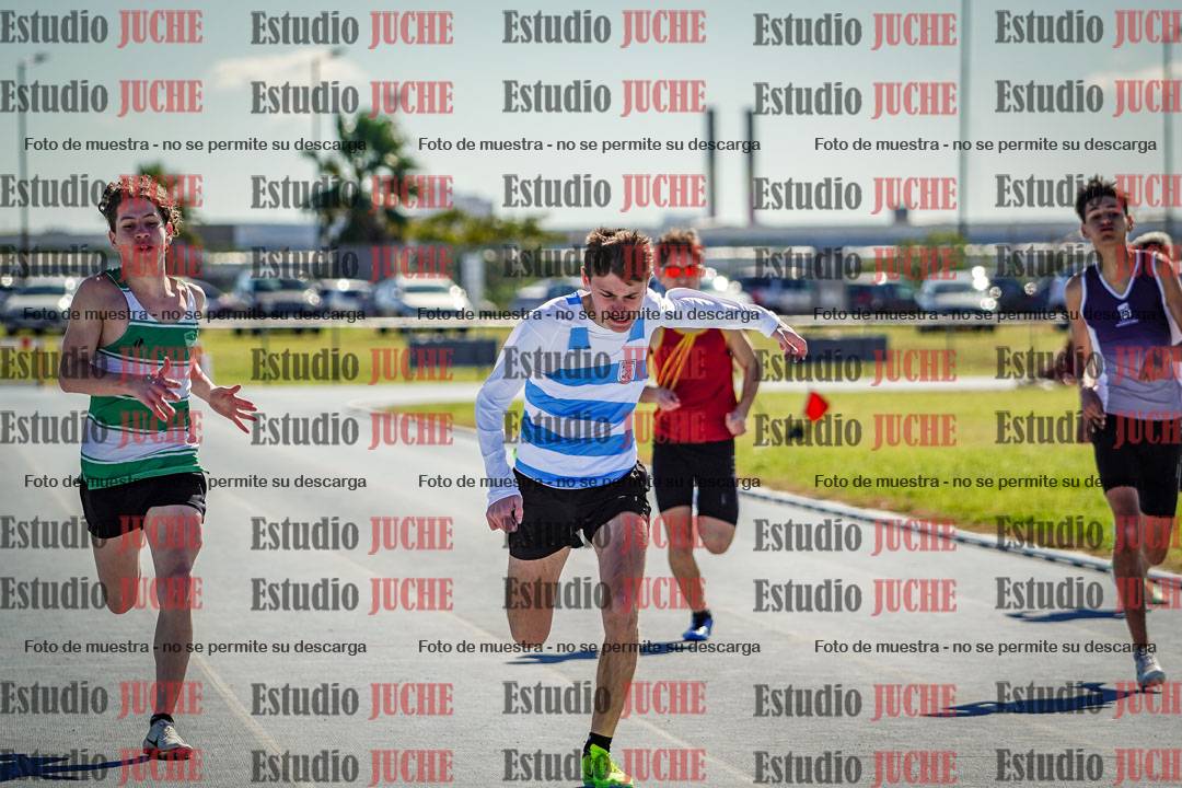 Fotos de los 200 m llanos de varones