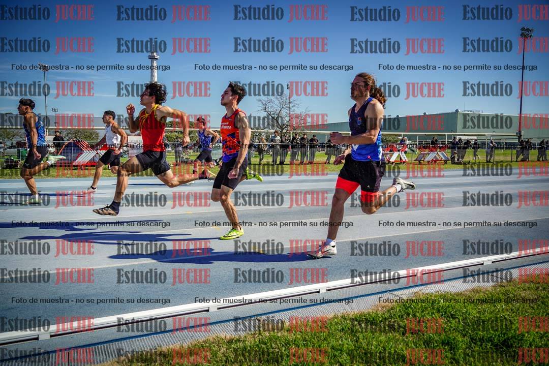 Fotos de los 100 m llanos de varones