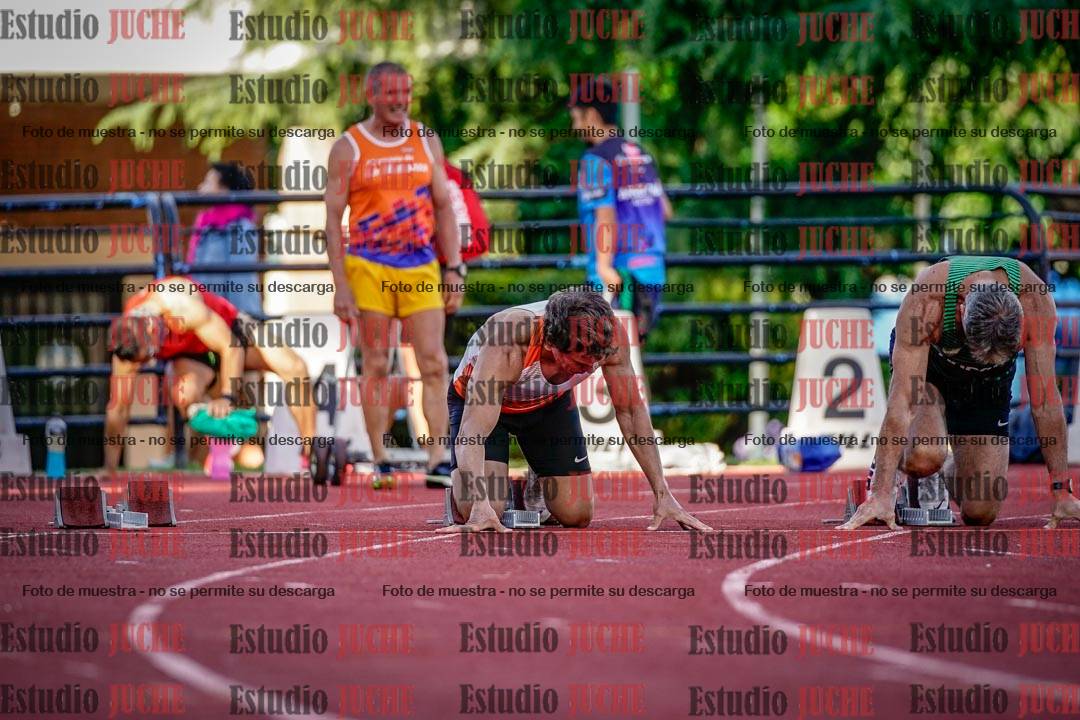 Fotos de los 100 m llanos de varones
