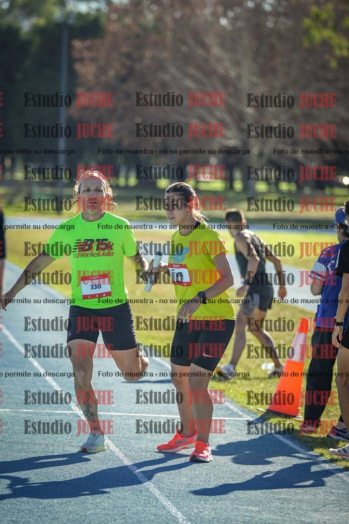 Fotos durante los relevos