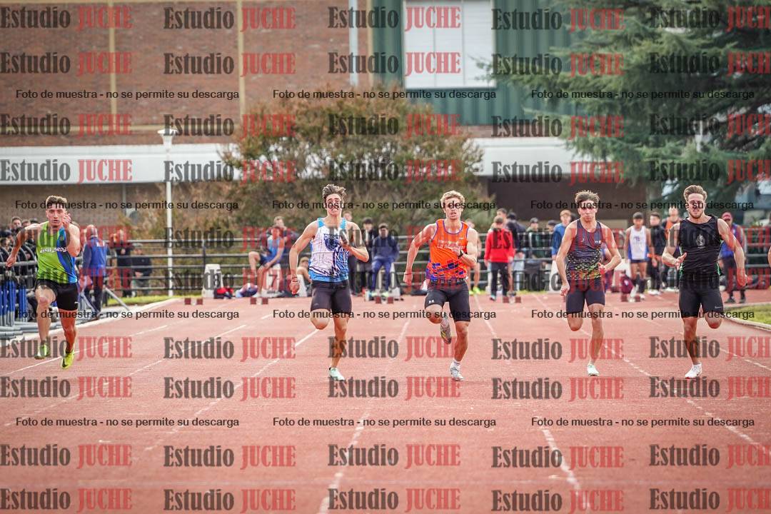 Fotos de los 100 m llanos de varones