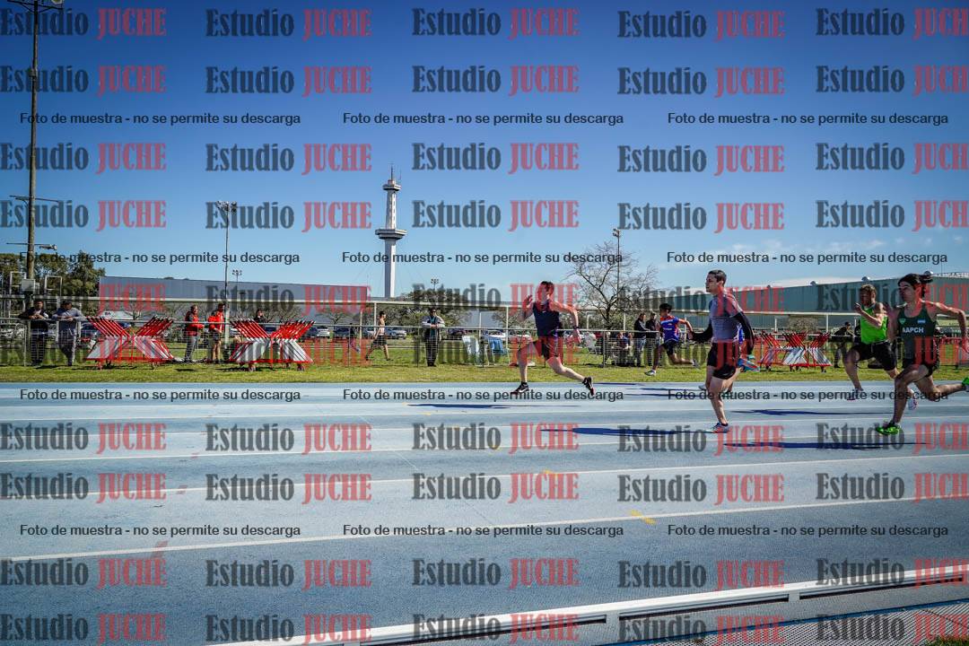 Fotos de los 100 m llanos de varones