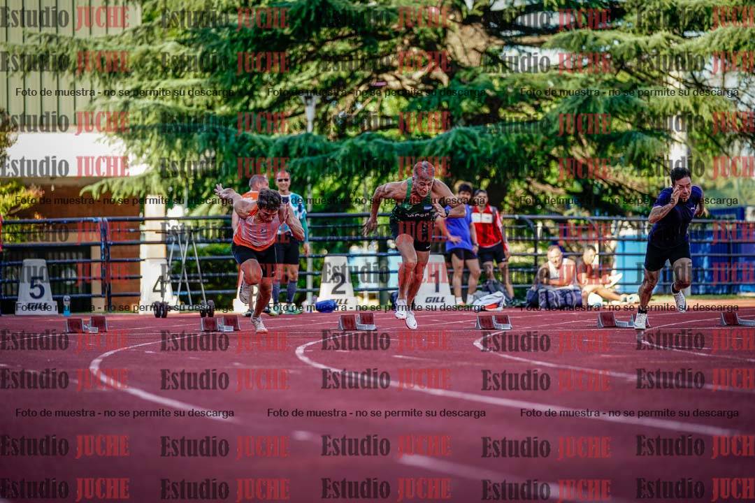 Fotos de los 100 m llanos de varones