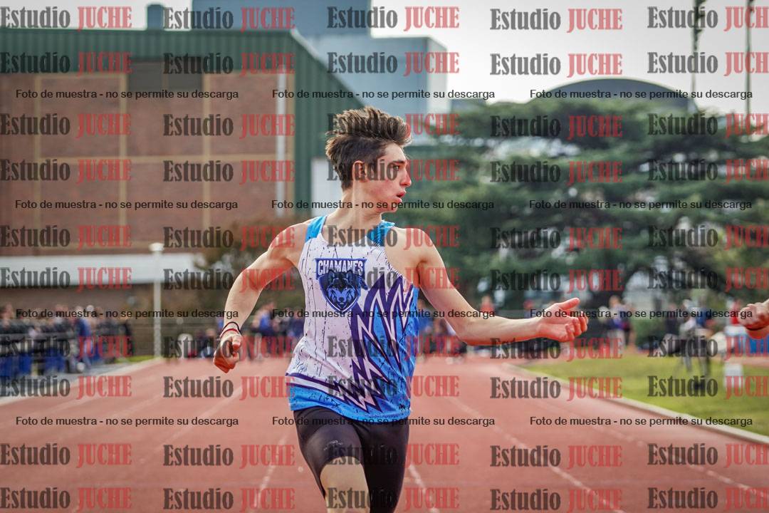 Fotos de los 100 m llanos de varones