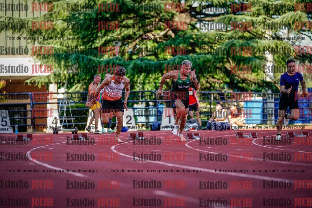 Fotos de los 100 m llanos de varones