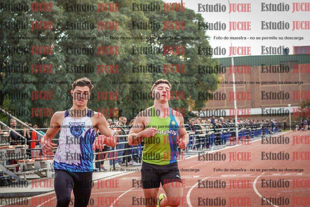Fotos de los 100 m llanos de varones