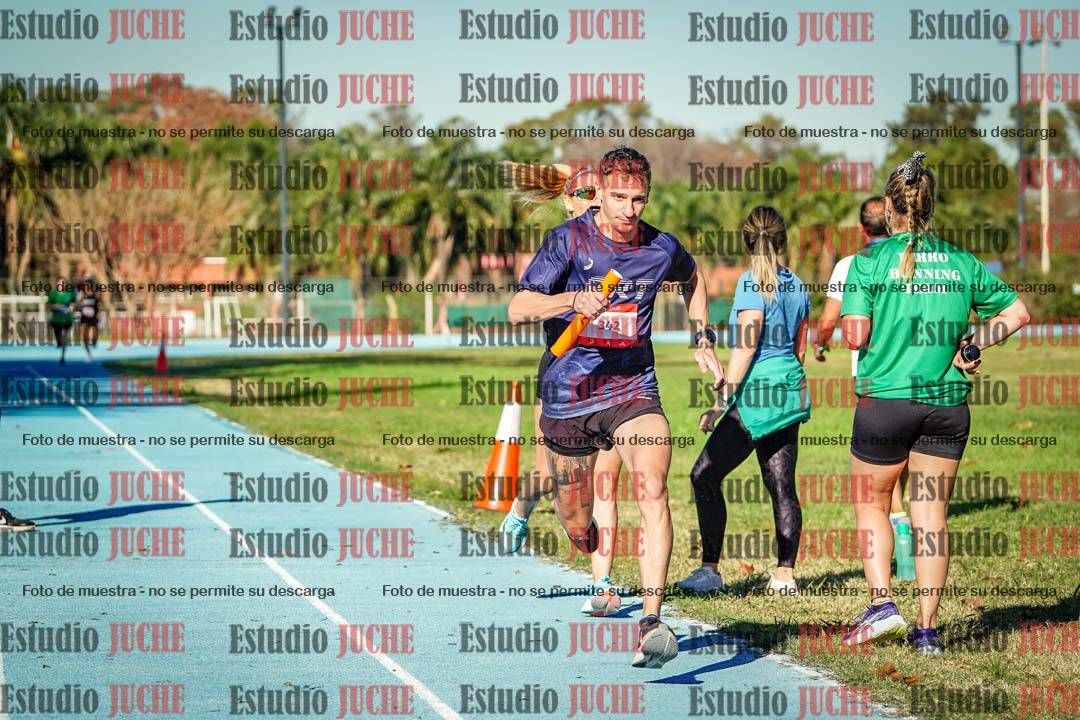 Fotos durante los relevos