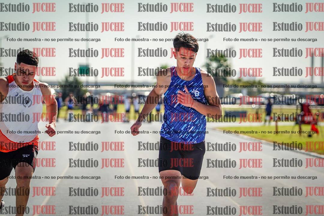 Fotos de los 100 m llanos de varones