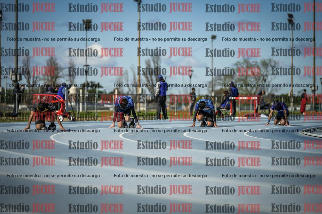 Fotos de los 200 m llanos de varones
