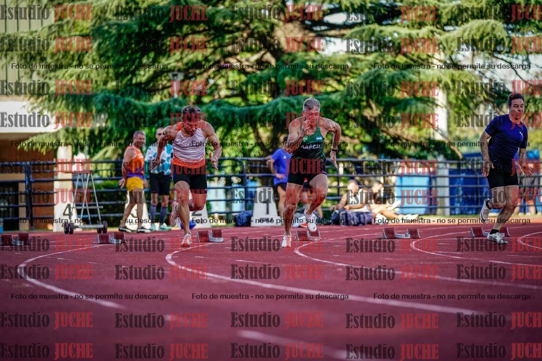 Fotos de los 100 m llanos de varones