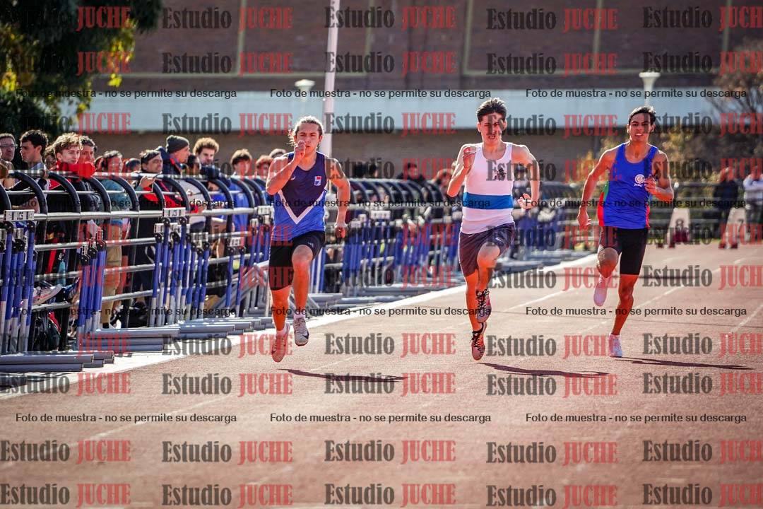 Fotos de los 100 m llanos de varones