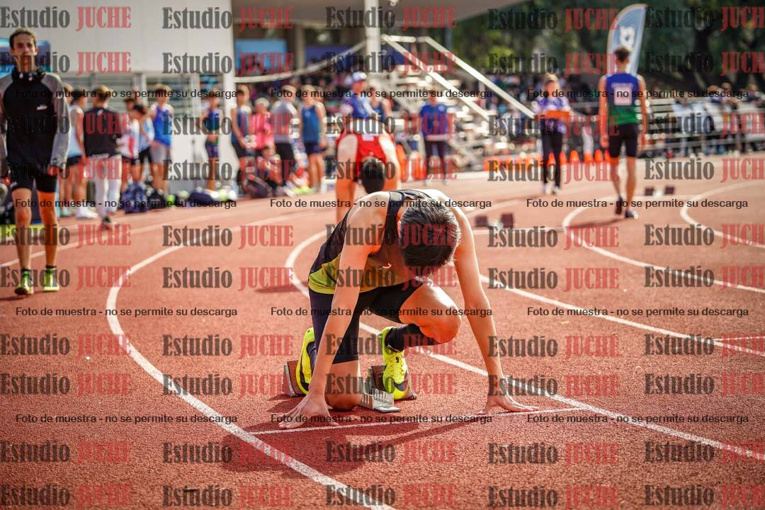 Fotos de los 400 m llanos de varones