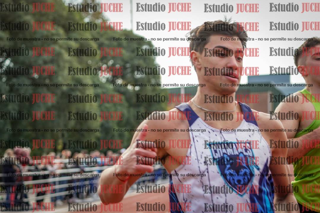 Fotos de los 100 m llanos de varones